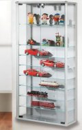 abschlie&szlig;bare Wandvitrine f&uuml;r CDs und DVDs