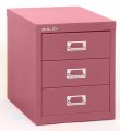 pinkfarbiger Schreibtisch-Utensilienschrank