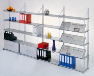Stahlegal als Büro-Standregal