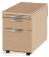 robuster Schreibtisch-Rollcontainer anthrazit