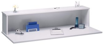 Schreibtisch mit Computerhalterung